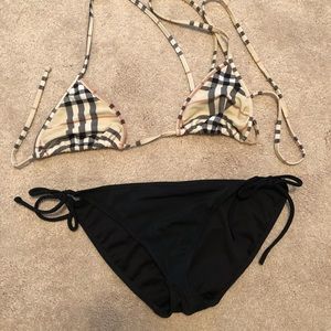 Burberry AUTHENTIC bikini top and bottoms